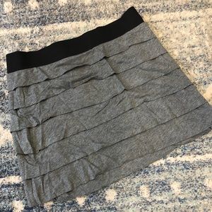 Express tiered mini skirt